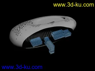 3D打印模型一个异形建筑的图片
