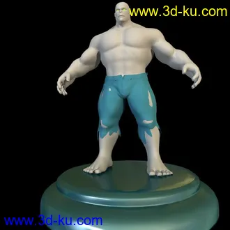 3D打印模型精模-绿巨人的图片