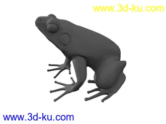 3D打印模型自己做的青蛙希望对大家有用的图片