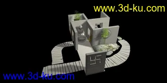 3D打印模型一个简单的小场景的图片