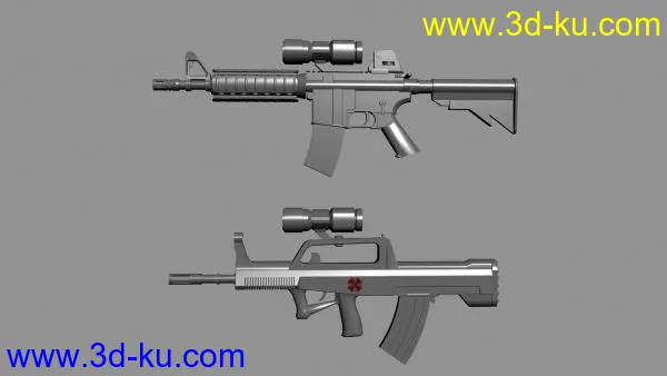 M4 95 两只装 半成品模型的图片3