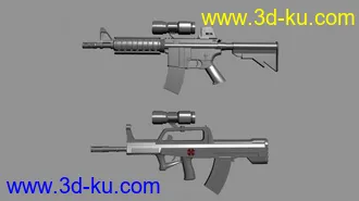 3D打印模型M4 95 两只装 半成品的图片