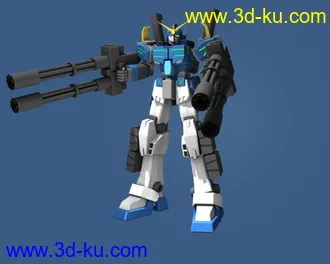 3D打印模型无尽的华尔兹重武装高达的图片