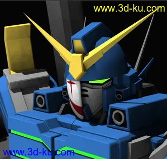 3D打印模型无尽的华尔兹重武装高达的图片