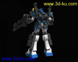 3D打印模型无尽的华尔兹重武装高达的图片