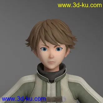 3D打印模型卡通男孩的图片