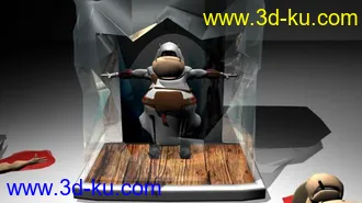3D打印模型4个河马角色的图片