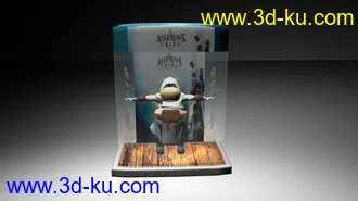 3D打印模型4个河马角色的图片