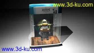 3D打印模型4个河马角色的图片