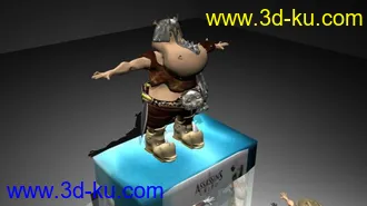 3D打印模型4个河马角色的图片
