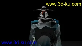 3D打印模型4个河马角色的图片
