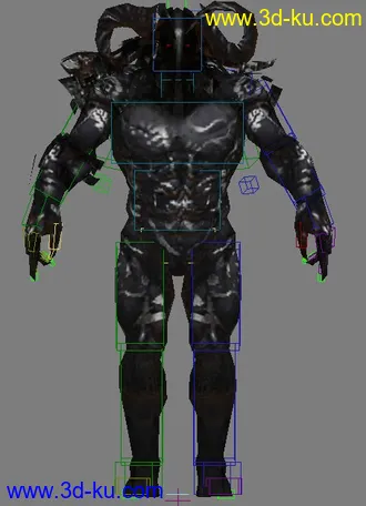 3D打印模型波斯王子2里面的最终boss有绑定的图片