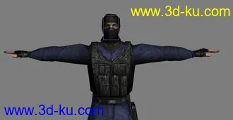 3D打印模型cs全逃绑定，警匪还有人质，喜欢分享~！的图片