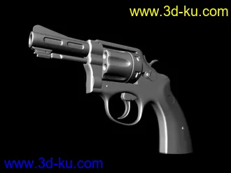 3D打印模型左轮手枪的图片