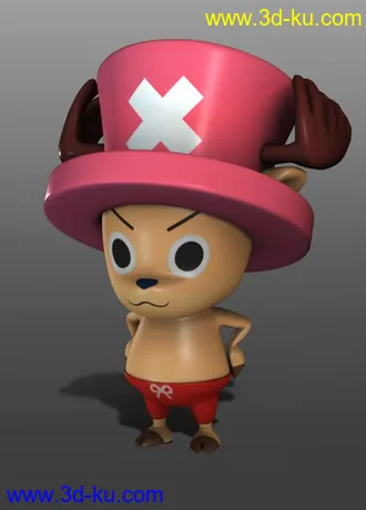 乔巴模型，这个贴图有~的图片