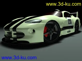 3D打印模型自己做一辆道奇蝰蛇的图片