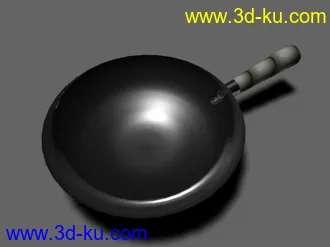 3D打印模型炒锅的图片