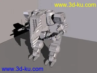 3D打印模型超精细战争机甲的图片