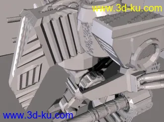 3D打印模型超精细战争机甲的图片
