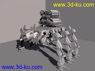 3D打印模型超精细蜘蛛形机器人的图片
