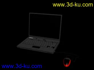 3D打印模型新手制作——笔记本加鼠标的图片