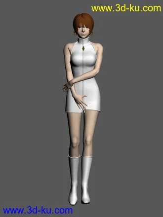 3D打印模型发个受伤的美女的图片