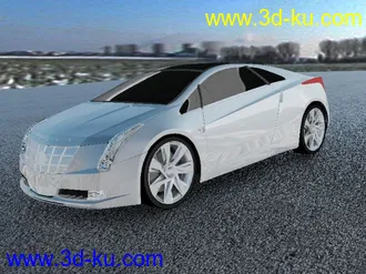 3D打印模型凯迪拉克电动车，另外请教一些hdri的问题。的图片
