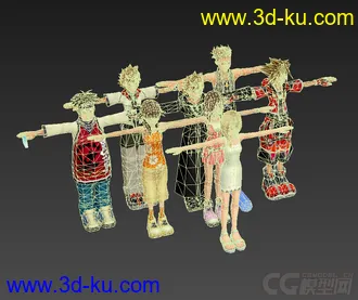 【卡尔共享24】《王国之心2》主要角色模型整合包[PS2游戏机][日本SE]的图片