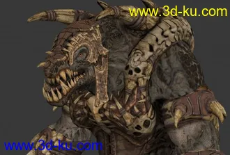 发个重量级的模型带材质 ut3的怪物的图片