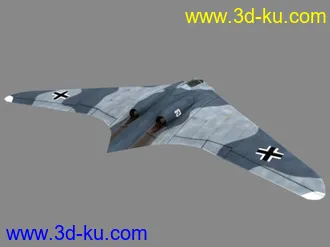 3D打印模型纳粹德国未来战机ho-229的图片