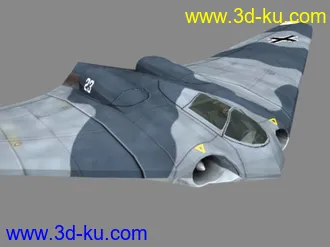 3D打印模型纳粹德国未来战机ho-229的图片