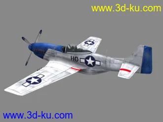 3D打印模型这里没有的p51野马战斗机的图片