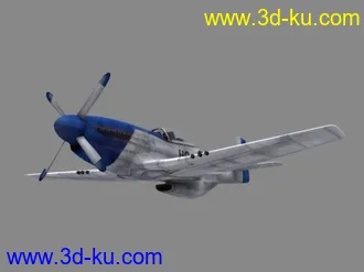 3D打印模型这里没有的p51野马战斗机的图片