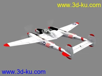 3D打印模型这里没有的p38闪电战斗机的图片