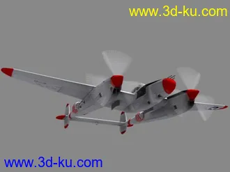3D打印模型这里没有的p38闪电战斗机的图片