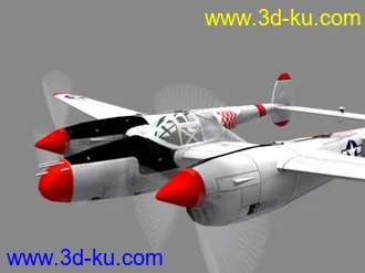 3D打印模型这里没有的p38闪电战斗机的图片