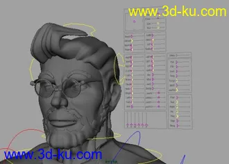 刚刚到手的一个很好的绑定模型，跟大家分享一下。附加一走步视频请多多指教的图片