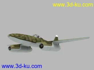 3D打印模型纳粹德国喷气战机me-262的图片