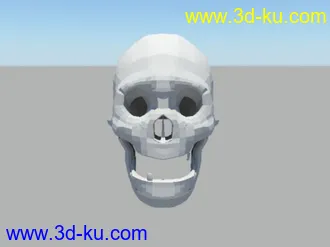 3D打印模型骷髅头的图片