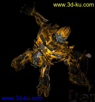 3D打印模型精细+变态 电影级变形金刚 附加1024贴图 绝对牛逼!!!!!!申请加精啊的图片