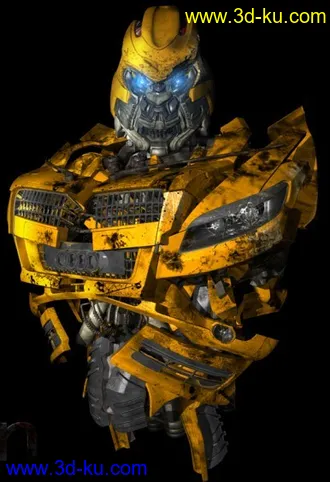 3D打印模型精细+变态 电影级变形金刚 附加1024贴图 绝对牛逼!!!!!!申请加精啊的图片