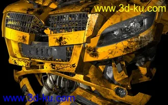 3D打印模型精细+变态 电影级变形金刚 附加1024贴图 绝对牛逼!!!!!!申请加精啊的图片