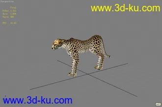 3D打印模型发一个自己做的怪物豹子！的图片