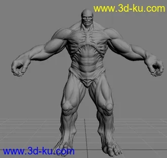 3D打印模型绿巨人大反派的图片