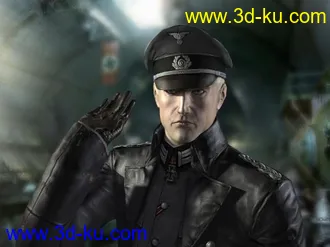 二战德军少校角色模型的图片