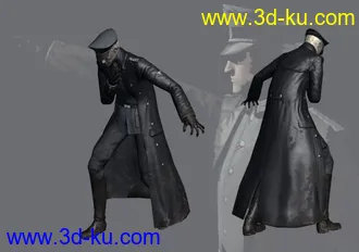 二战德军少校角色模型的图片