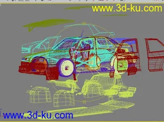 改装祖母级超级跑车  阿尔法罗密欧  高精模型的图片