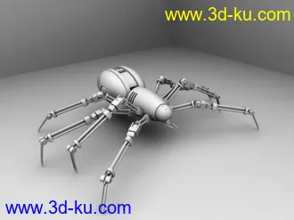 3D打印模型蜘蛛、自认为还行，但还是求批评。。。。。的图片