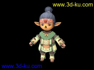 3D打印模型7個角色的图片