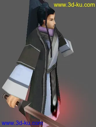 一个帅气的年轻道士模型。。。。 林惊羽的图片